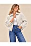 New Season Premium Quality Zippered Cashmere Bomber Women's Jacket - 2