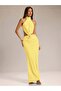 Rochie maxi , galben - 5