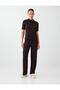 Bitter Brown Stand Collar Elbow Sleeve Textured Knitted Blouse - 2