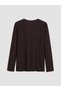 Burgundy Patterned Women's T-Shirt - 2