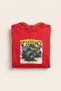 Boy's Sweatshirt with Hood, Printed, 2 Thread Fleece, 100% Cotton - 3