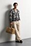 Men's Patterned V-Neck Buttoned Knitwear Cardigan - 2