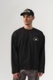 Nova Back and Sleeve Print Detailed Crew Neck Boxy Fit Men's Sweatshirt - 2