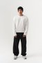 Ghost Sleeve Embroidery Detailed Crew Neck Men's Sweatshirt - 3