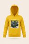Boy's Sweatshirt with Hood, Printed, 2 Thread Fleece, 100% Cotton - 4