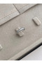 Special Series Thin Baguette Stone Design Adjustable Silver Ring - 4