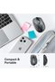 ماوس لاسلكي (2.4G و BT5.0/3.0) صامت بدقة 4800 نقطة في البوصة، ماوس كمبيوتر USB A وبلوتوث بـ 6 أزرار - 2