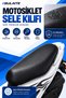 Mondial Strada Compatible Flexible Leather Saddle Cover Full-Fitting Waterproof Motorcycle Seat Cover - 3