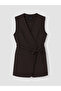 Two Mt Shop Quality Lcw Modest Brown Polyviscon Plain Women's Classic Vest