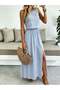 Rochie maxi , mix culori