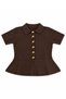 Pola Yaka Peplum Knitwear Blouse - 2