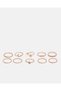 Women Gold Embellished Ring Set (10 Piece)