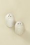 Rixton Beige Reactive Salt and Pepper Shakers