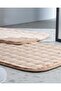 Adenya Basket Reflet Bubble 2-Piece Bath Mat - Beige - 2