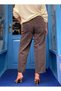 Women's Baggy Belted Jean Trousers - 3