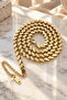 Steel Gold Laurel Almond Model Bracelet 5 mm |   Anti-Tarnish, Women'S, 2 Years Warranty - 2