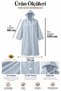 Unisex Gray Eva Fabric Water Windproof Adult Raincoat Spring Autumn - 2
