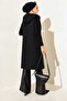 Women's Gold Buttoned Hooded Quilted Vest -0650 - 2