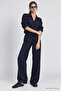 Viscose Shirt Trousers Set Lnz0006 Dark Blue - 3