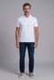 White Studio Shirt Collar Buttoned T-Shirt - 5