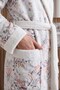Luna Digital Printed Embossed Hooded Bathrobe - 5