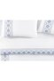 Adenya Sepeti Aire Double 100% Cotton Duvet Cover Set - Blue - 2