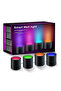 RGBIC WiFi Smart LED Wall LED Light for Home Decor Work with Alexa (4 Pack)
