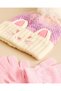 Girls Mauve Knitted Cap & Gloves Set - 4