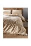 Adenya Sepeti Jules Double 100% Cotton Ruffled Duvet Cover Set - Beige - 2