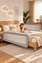 150 cm Gray Baby Safety Bed Barrier 150cm - 3