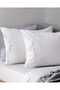 Adenya Sepeti Recy 100% Cotton 2-Piece Pillowcase - White/Grey