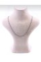 Terahertz Natural Stone Necklace, 2 mm Faceted Cut