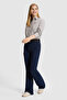 Women's Gray Long Sleeve Basic Shirt 50324791-Vr024 - 4
