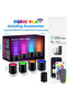 RGBIC WiFi Smart LED Wall LED Light for Home Decor Work with Alexa (4 Pack) - 3