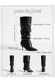 Artı-Artı001/Lm-1546 Women's Daily Thin Heeled Black Boots - 2