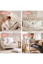 Throw Pillows Insert (Pack of 2, White) - 14 x 20 Inches Bed and Couch Pillows - Indoor Decorative Pillows (UB2581) - 5