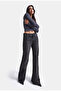 Women's Dark Smoked 2W6-1 Flare Fit Special Design Denim Jeans - 7