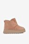 Children's Sand Winter Boots with Plush Suede Look Inside, Thick Platform Sole, Casual Boots - 2