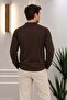 Men's Polo Collar Buttoned Sweater - 4
