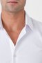 White 100% Cotton Breathable Easy-Iron Long Sleeve Slim Fit Shirt Gk 766 - 5