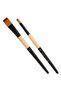 1071 Series 0 and 12 Oil Paint Brush Set with Flat Cut Short Handle, 2-Piece Brush Set