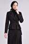 Stone Embellished Skirt Suit Black - 2