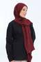 Alia Shawl - Vo Como Pattern - Light Burgundy - 3