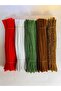 Thick & Fluffy Pipe Cleaners Chenille Stems 7-8mm for DIY Crafts - 6