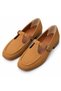 Women's Buckle-Strapped Ballerina Flats with Square Toe and Stitching Detail Casual Shoes - 5