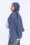 Alia Shawl - Vo Como Pattern - Indigo - 4