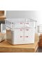 CamSquares® Classic Food Storage Container with Lid – 6 Qt (5.7L) Clear Camwear® - 6SFSCW135 - 2