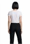 Women's Regular Cut Buttoned Zipper Detailed Fabric Trousers - 2