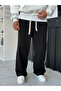 Black Knitted Striped Baggy Tracksuit We-5135 - 3
