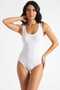 Pack of 5 Wide Strap Cotton Lycra Women's Bodysuits with Hooks and Snap Fasteners - 6 Special Manufactured Buckles as a Gift - 4